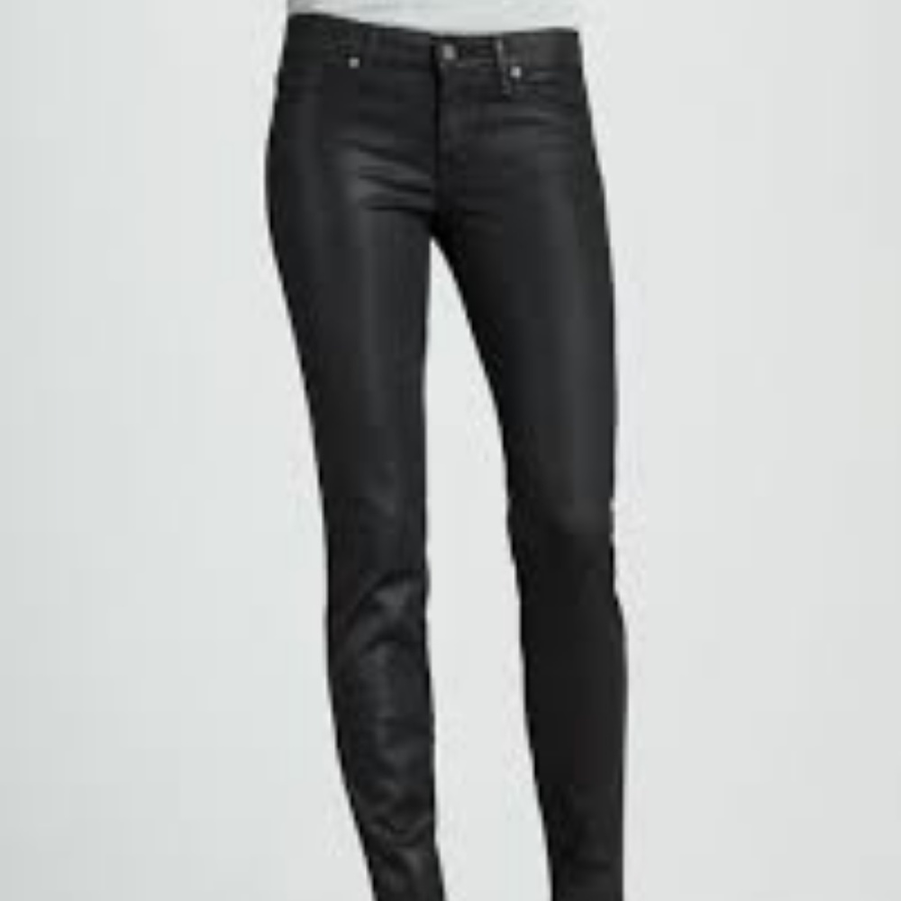Rich & Skinny Faux-Leather skinny jeans